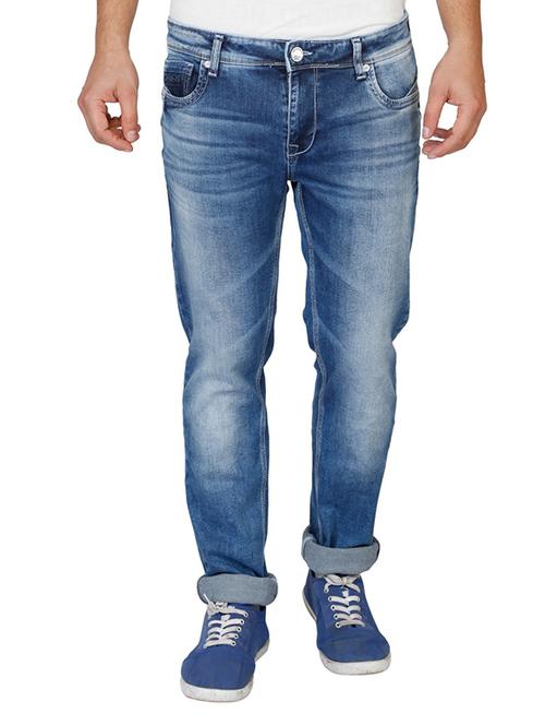 blue cotton jeans - 12248100 - Very Small Image - 1