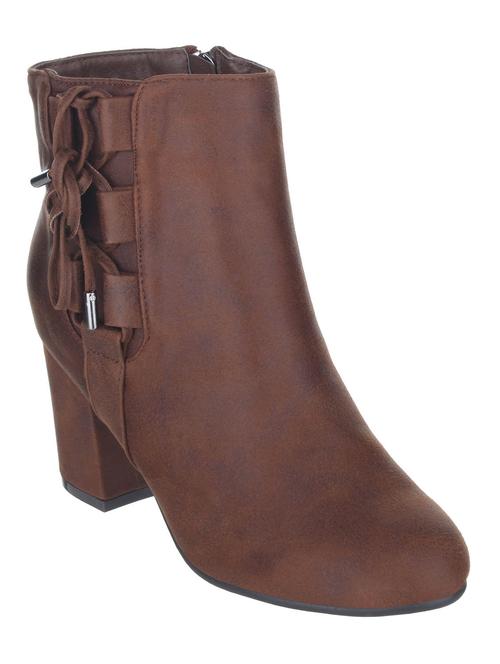 brown synthetic boot - 12249564 - Very Small Image - 1
