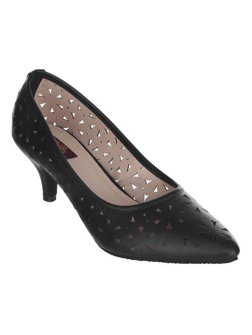 black synthetic cut work pump - 12249575 - Very Small Image - 1
