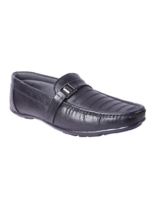 black synthetic slip on loafers - 12250212 - Very Small Image - 1