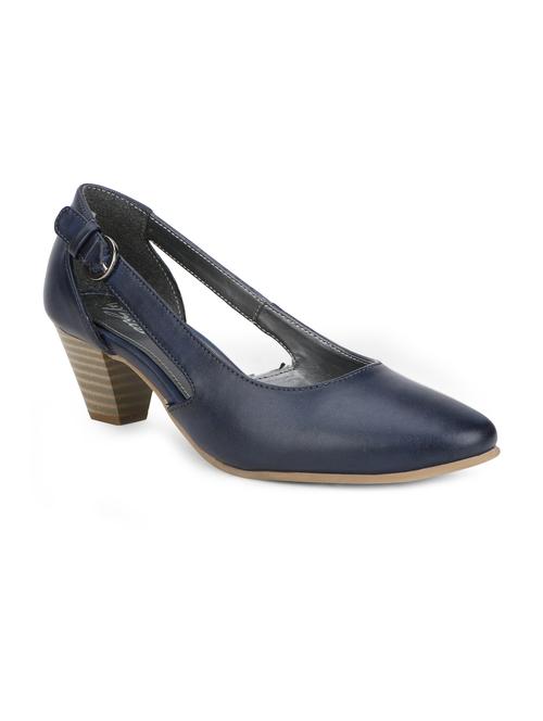 blue synthetic formal shoe - 12250240 - Very Small Image - 1