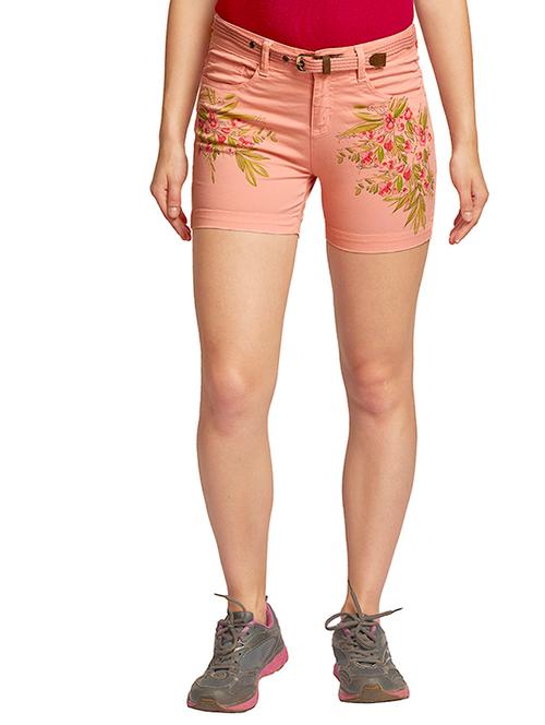 orange cotton regular short - 12250470 - Very Small Image - 1