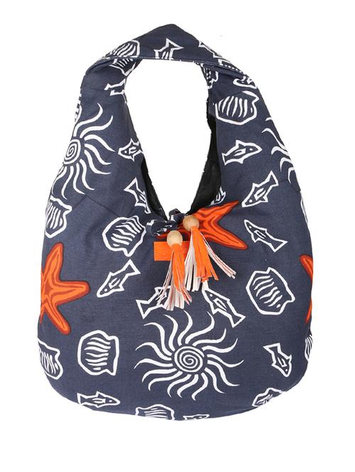 navy blue polyester clutch - 1225213 - Very Small Image - 1