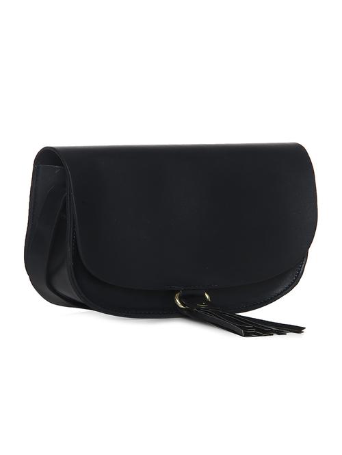 blue leatherette tasseled clutch - 12252395 - Very Small Image - 1