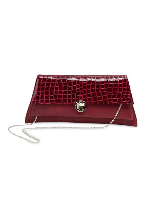 Red leatherette clutch - 1225249 - Very Small Image - 1
