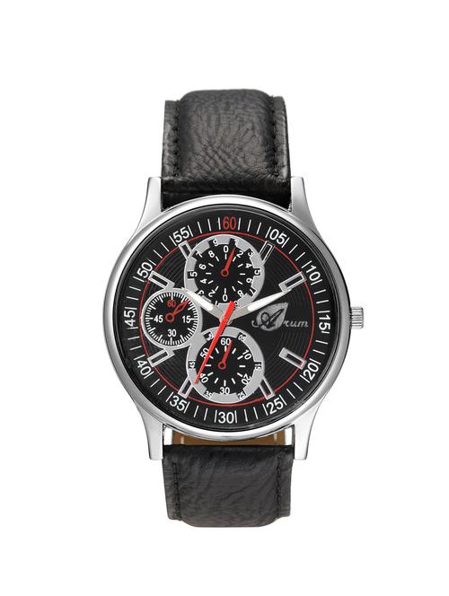arum latest design in black leather watch - 12253238 - Very Small Image - 1