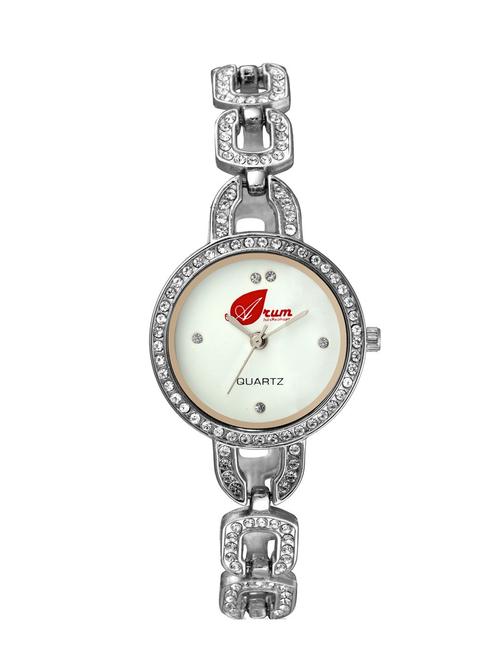 black round dail analog watch - 12253269 - Very Small Image - 1