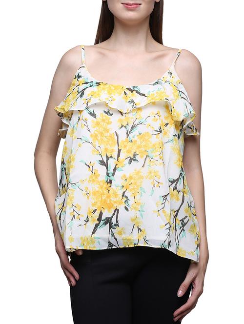 cami neck floral top - 12253718 - Very Small Image - 1