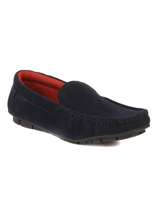 blue suede slip on loafers - 12257672 - Very Small Image - 1