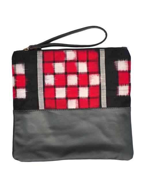 multi cotton ikat clutch - 12259906 - Very Small Image - 1