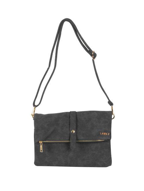 black leatherette sling bag - 12260724 - Very Small Image - 1