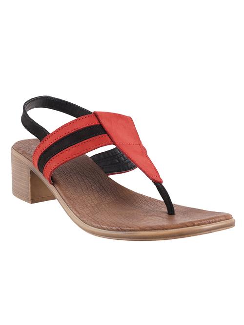 red synthetic sandal - 12261174 - Very Small Image - 1