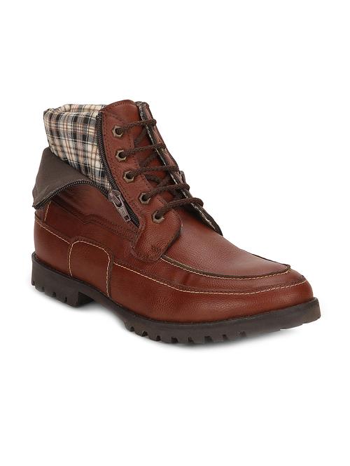 brown lace up ankle boot - 12262427 - Very Small Image - 1