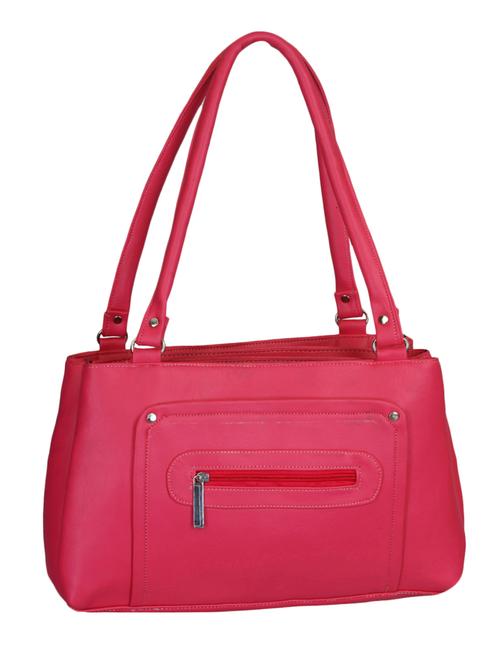 pink leatherette handbag - 12262719 - Very Small Image - 1