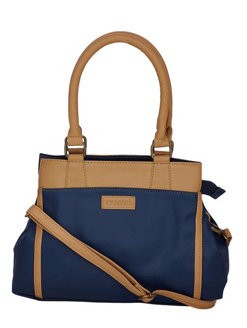 blue leatherette handbag - 12265255 - Very Small Image - 1
