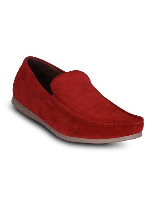 red suede slip on loafers - 12266196 - Very Small Image - 1
