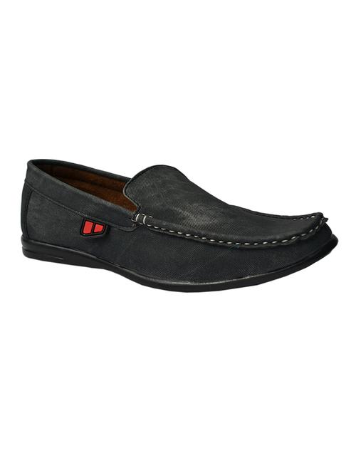 grey synthetic slip on loafers - 12267148 - Very Small Image - 1
