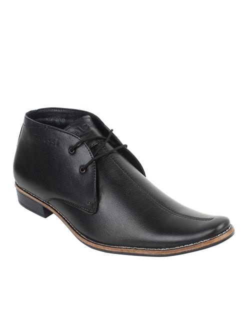 black leather derbies - 12267158 - Very Small Image - 1