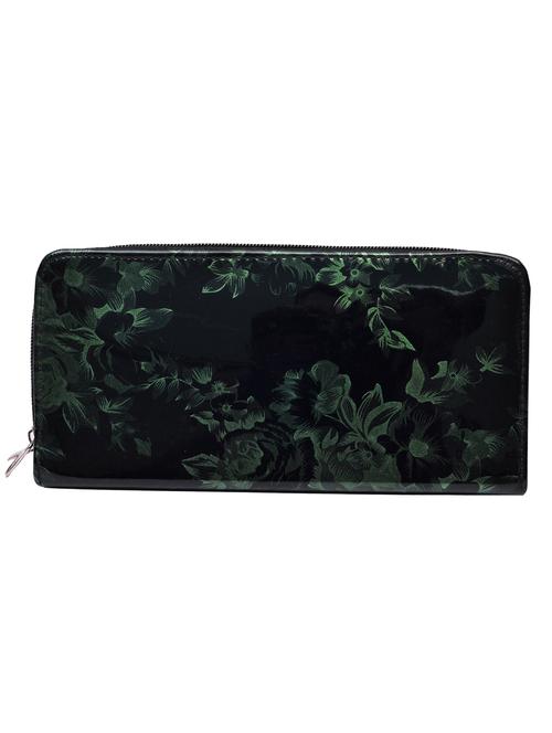 black leatherette printed clutch - 12268527 - Very Small Image - 1