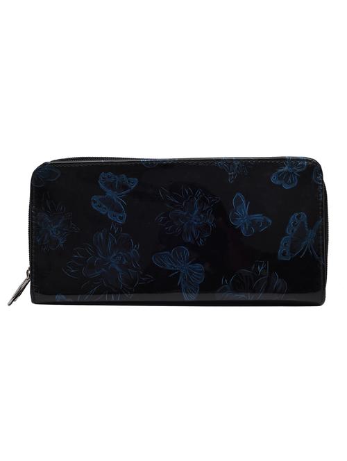 black leatherette painted clutch - 12268528 - Very Small Image - 1