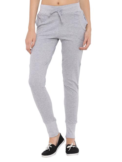 grey cotton track pants - 12269371 - Very Small Image - 1