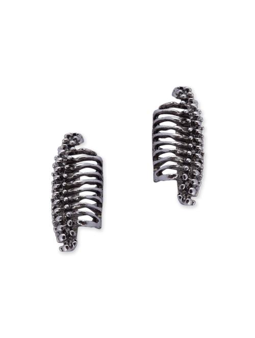 silver metal earring - 12272140 - Very Small Image - 1