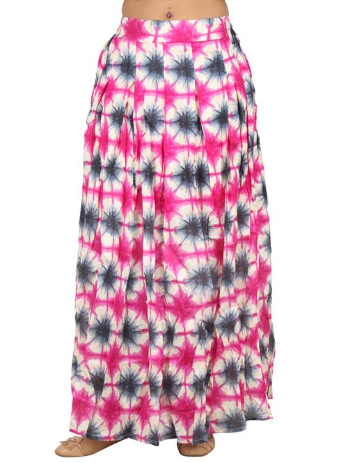 multicolored printed maxi skirt - 12273295 - Very Small Image - 1