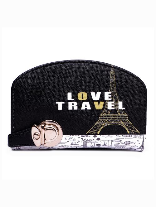 black rexene printed clutch - 12273482 - Very Small Image - 1