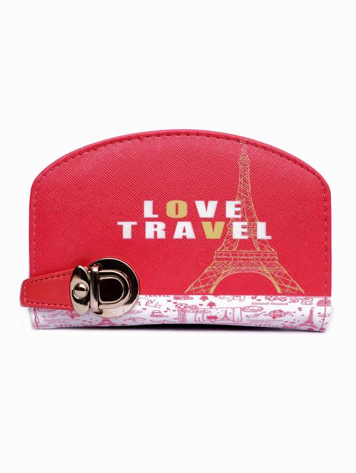 pink rexene printed clutch - 12273483 - Very Small Image - 1