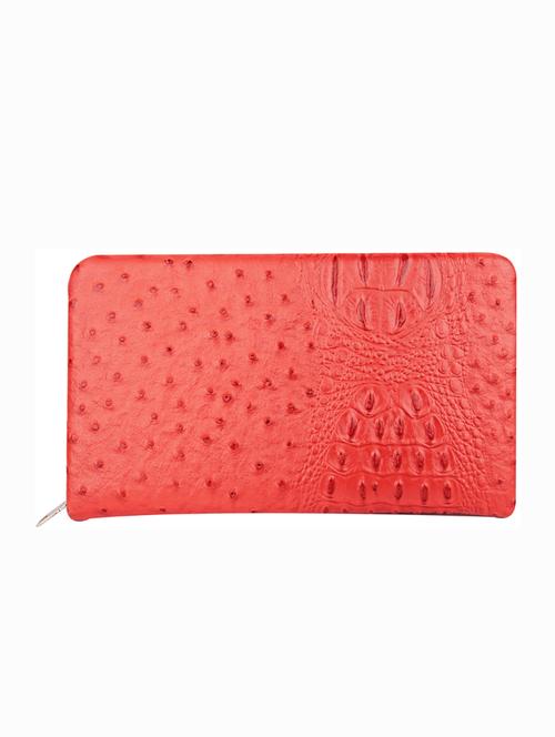 red textured rexene clutch - 12273501 - Very Small Image - 1