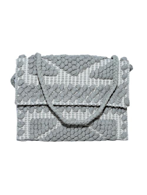 grey cotton clutch cum sling - 12274765 - Very Small Image - 1