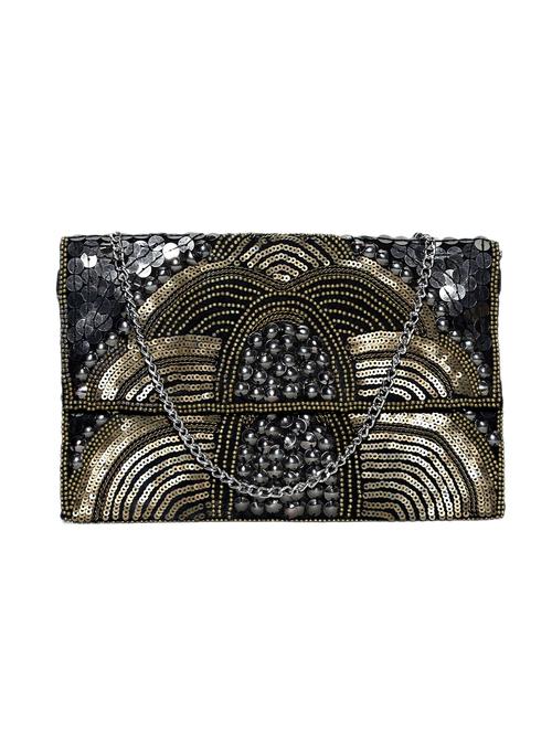 multi colored embellished cotton clutch cum sling - 12274768 - Very Small Image - 1