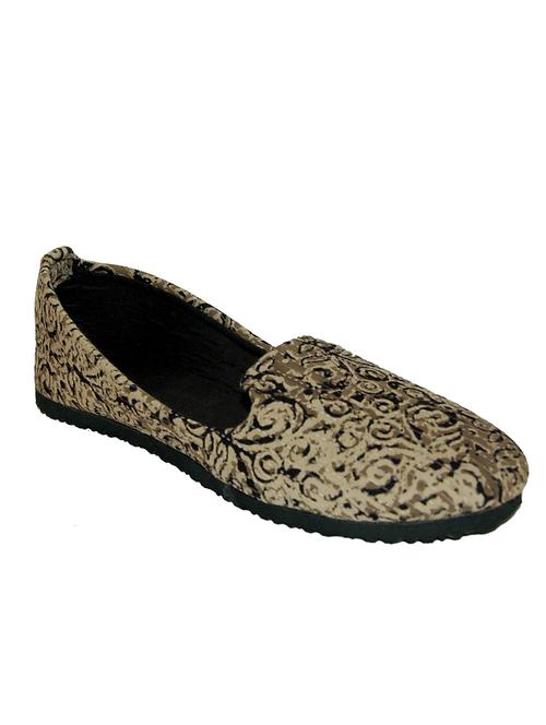brown fabric slip on loafers - 12277545 - Very Small Image - 1