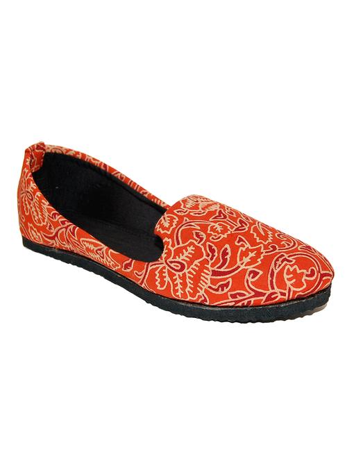 orange fabric slip on loafers - 12277549 - Very Small Image - 1
