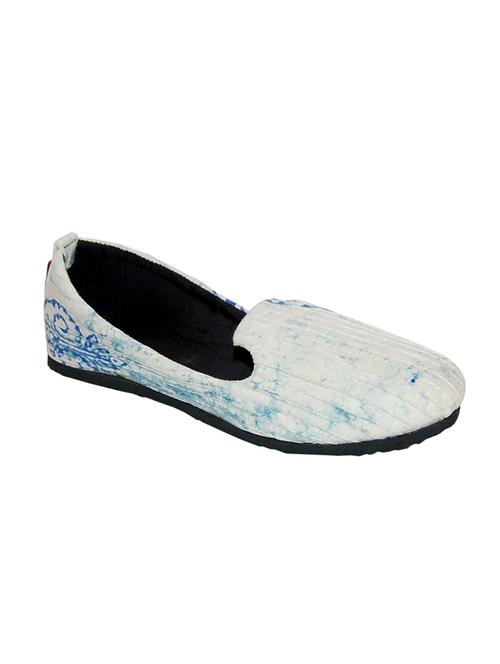 white fabric slip on loafers - 12277553 - Very Small Image - 1