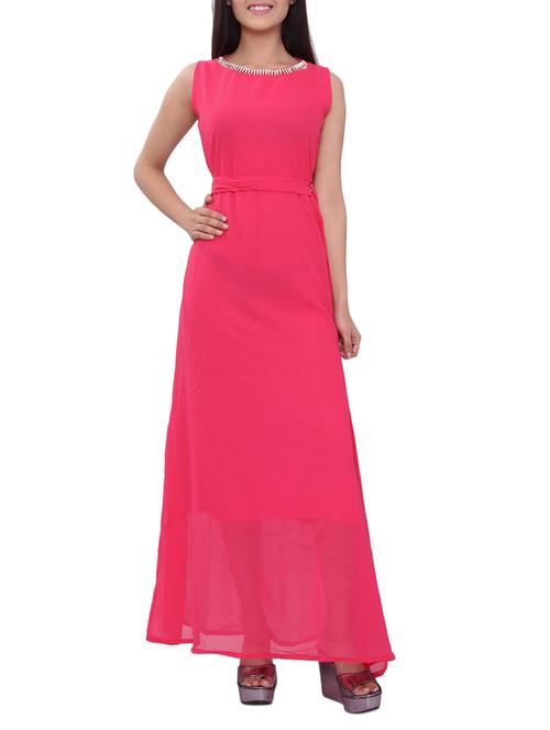 pink cotton dress - 12277761 - Very Small Image - 1