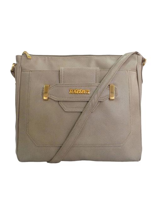 grey leatherette sling bag - 1228202 - Very Small Image - 1