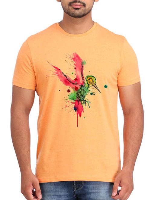 orange polyester tshirt - 12296471 - Very Small Image - 1