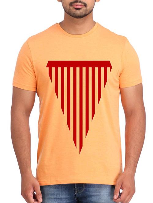Orange Cotton t-shirt - 12296499 - Very Small Image - 1