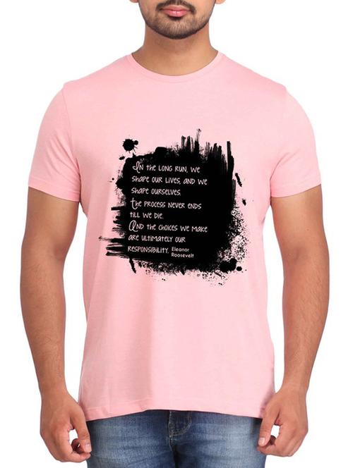 Pink Cotton t-shirt - 12296619 - Very Small Image - 1