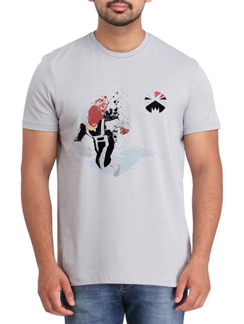 Grey Cotton t-shirt - 12296630 - Very Small Image - 1