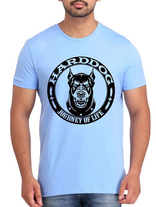Blue Cotton t-shirt - 12296712 - Very Small Image - 1