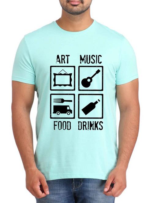 Blue Cotton t-shirt - 12296720 - Very Small Image - 1