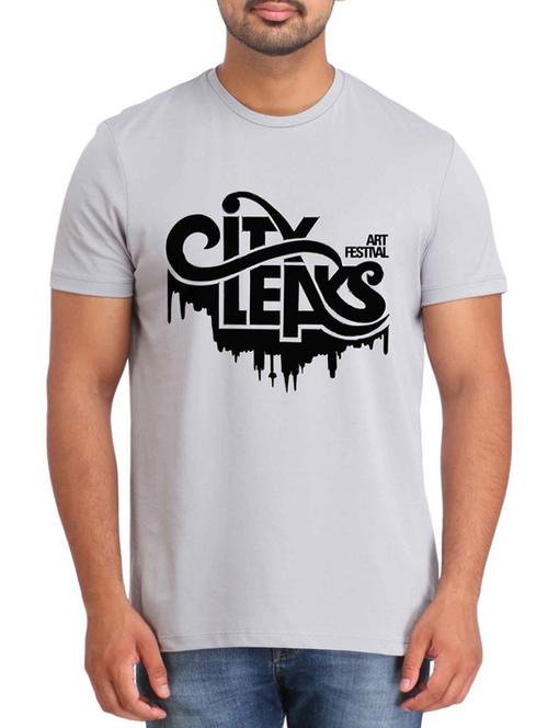 Grey Cotton t-shirt - 12296728 - Very Small Image - 1