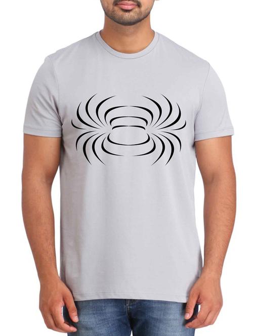 Grey Cotton t-shirt - 12296735 - Very Small Image - 1