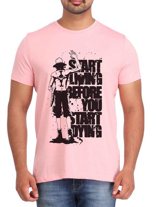 Pink Cotton t-shirt - 12296808 - Very Small Image - 1