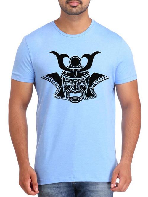 Blue Cotton t-shirt - 12296831 - Very Small Image - 1