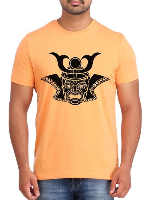 Orange Cotton t-shirt - 12296835 - Very Small Image - 1