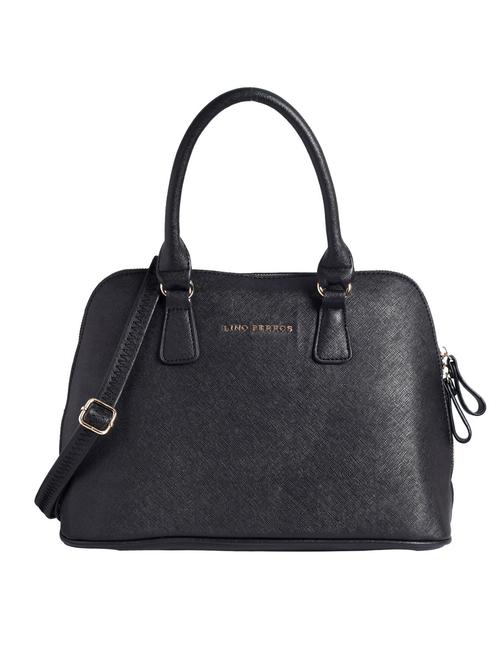 black leatherette handbag with sling - 12302488 - Very Small Image - 1