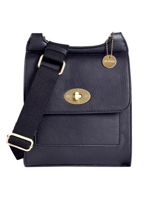 black leatherette sling bag - 12302554 - Very Small Image - 1